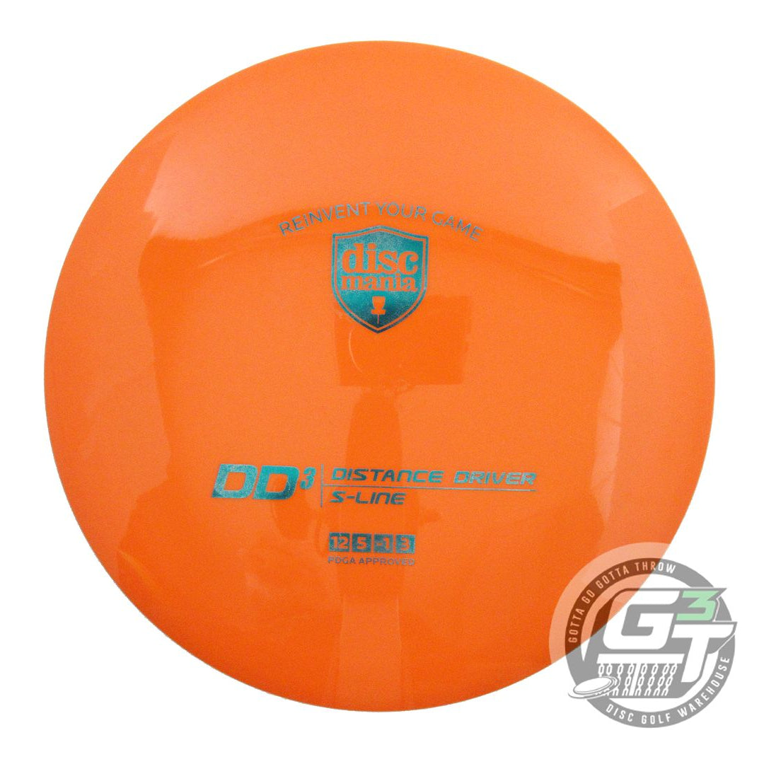 USED DiscMania S-Line DD3 175g Orange Teal Foil Distance Driver Golf Disc