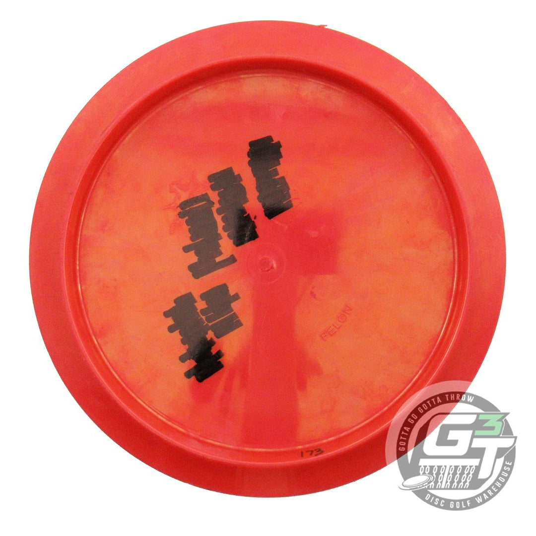 USED Dynamic Discs Fuzion Felon 171g Red Pink Foil Fairway Driver Golf Disc