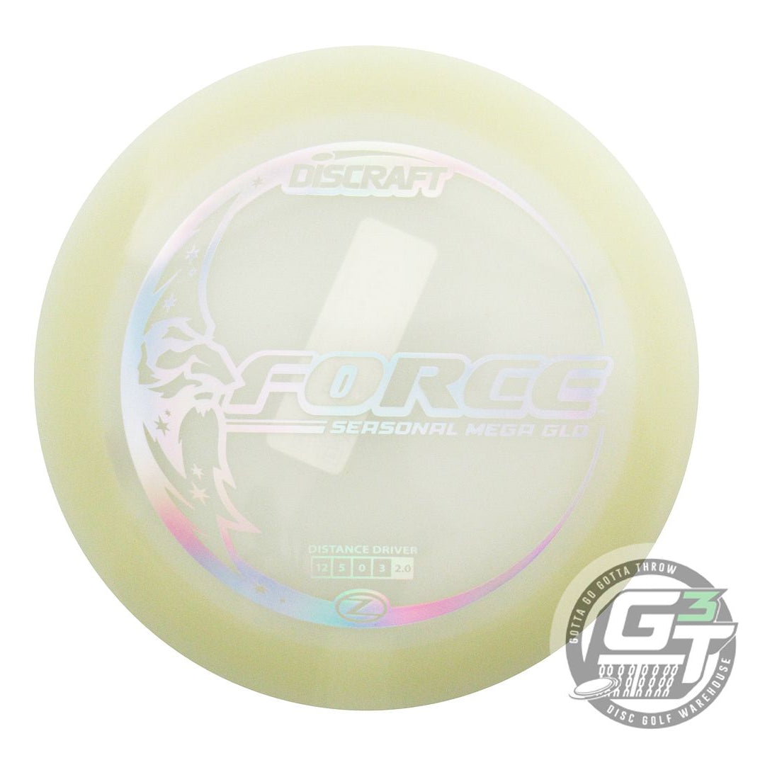Discraft Seasonal Mega Glo Z Force Distance Driver Golf Disc (Individually Listed)