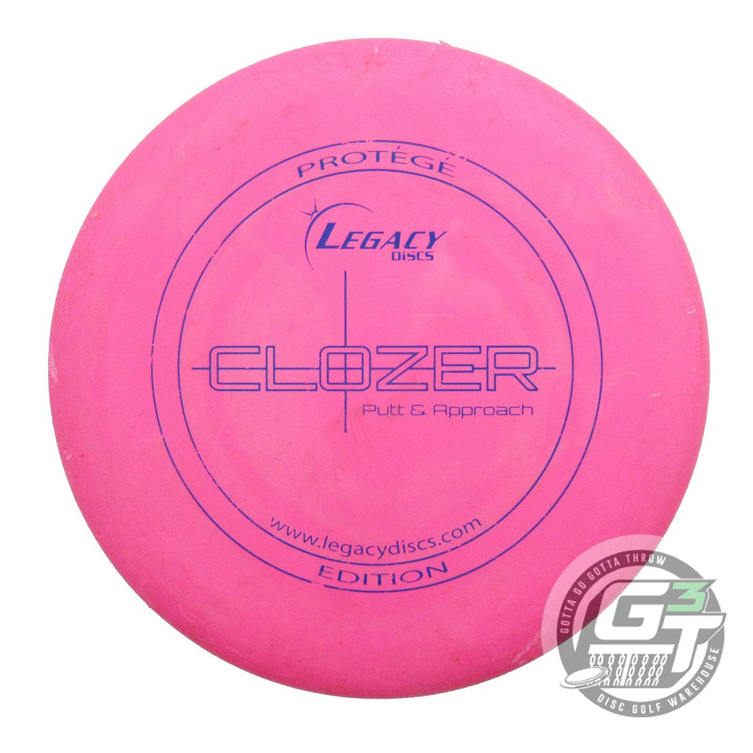 USED Legacy Discs Protege Clozer 174g Pink Blue Stamp Putter Golf Disc