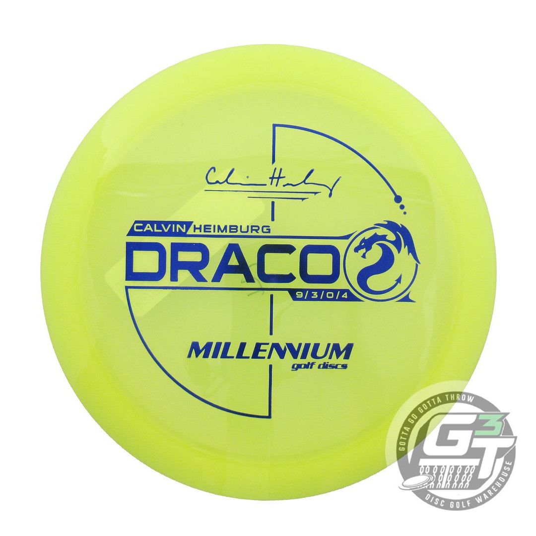 Millennium Calvin Heimburg Signature Flat Top Quantum Draco Distance Driver Golf Disc (Individually Listed)