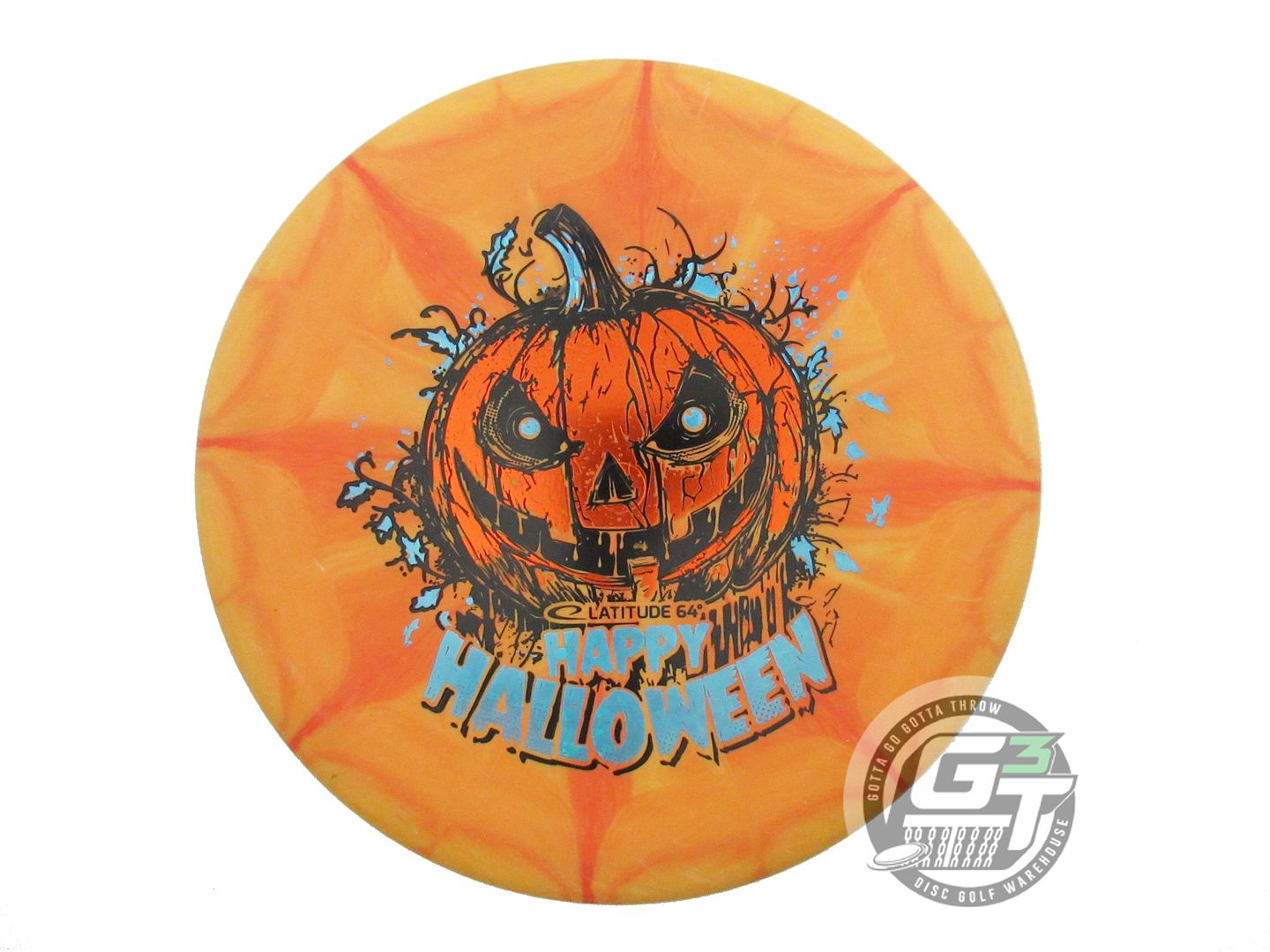 USED Latitude 64 HALLOWEEN Zero Medium Pure 174g Orange Putter Golf Disc