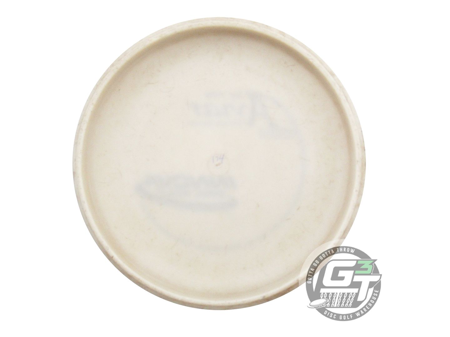 USED Innova KC Pro Aviar 174g Ivory Blue Stamp Putter Golf Disc