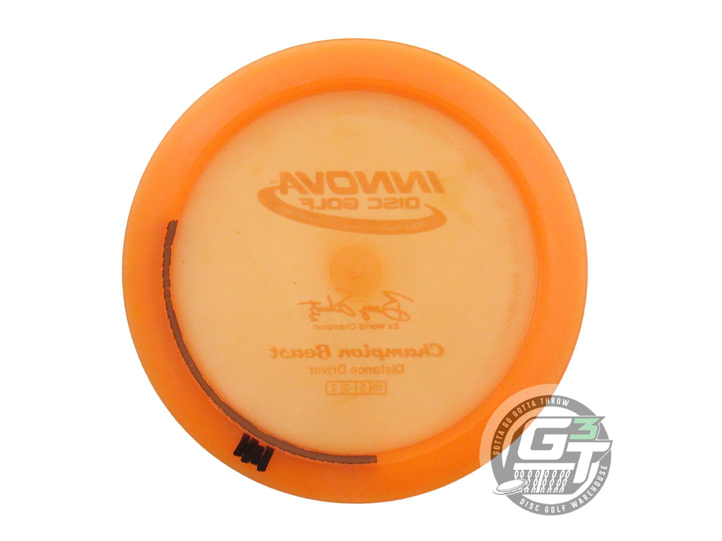 USED Innova Champion Beast 172g Orange White Stamp Distance Driver Golf Disc