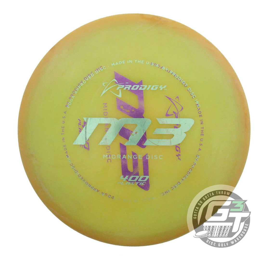 USED Prodigy Discs X-OUT 400 M3 180g Mustard Midrange Golf Disc