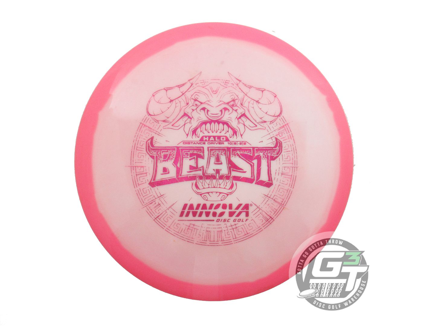 USED Innova Halo Star Beast 171g Pink-White Distance Driver Golf Disc