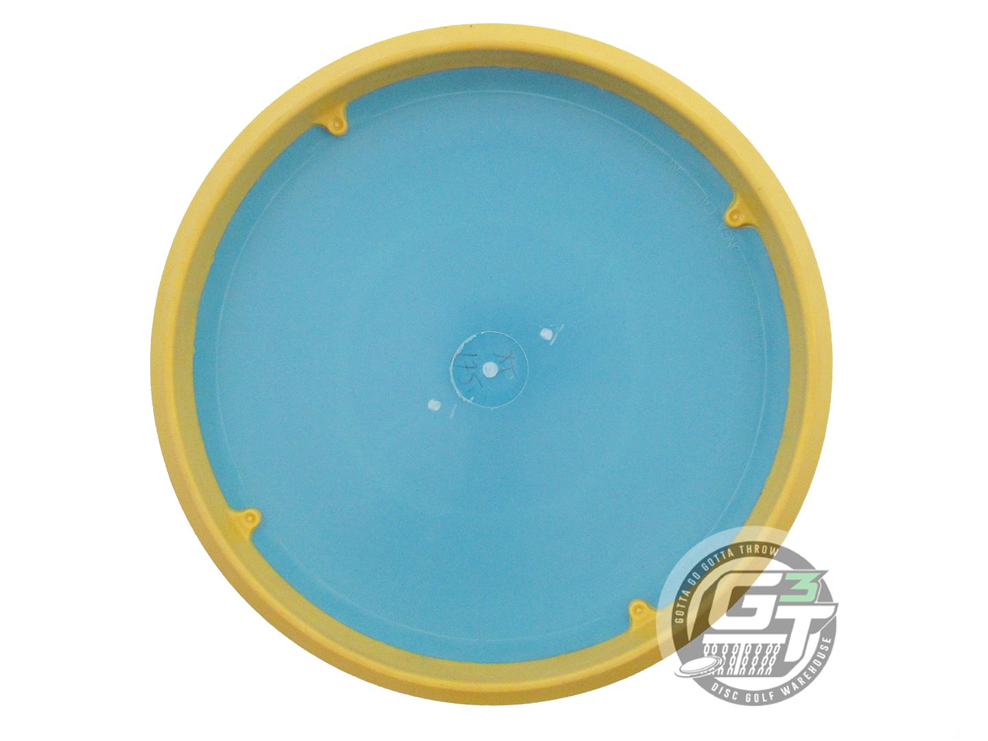 USED Innova XT Nova 175g Teal Rainbow Foil Yellow Rim Putter Golf Disc
