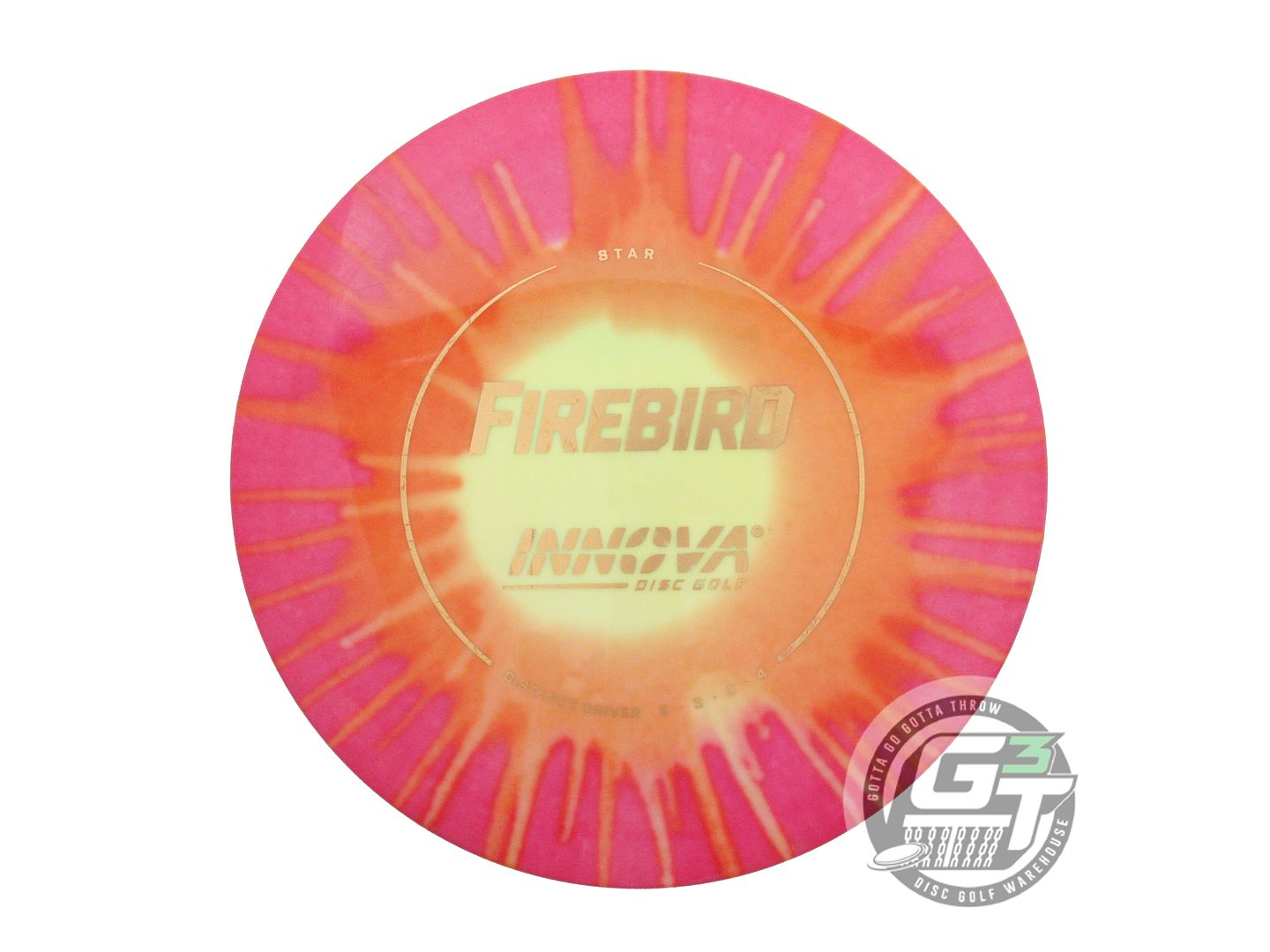 USED Innova I-DYE Star Firebird 175g Pink Burst Distance Driver Golf Disc