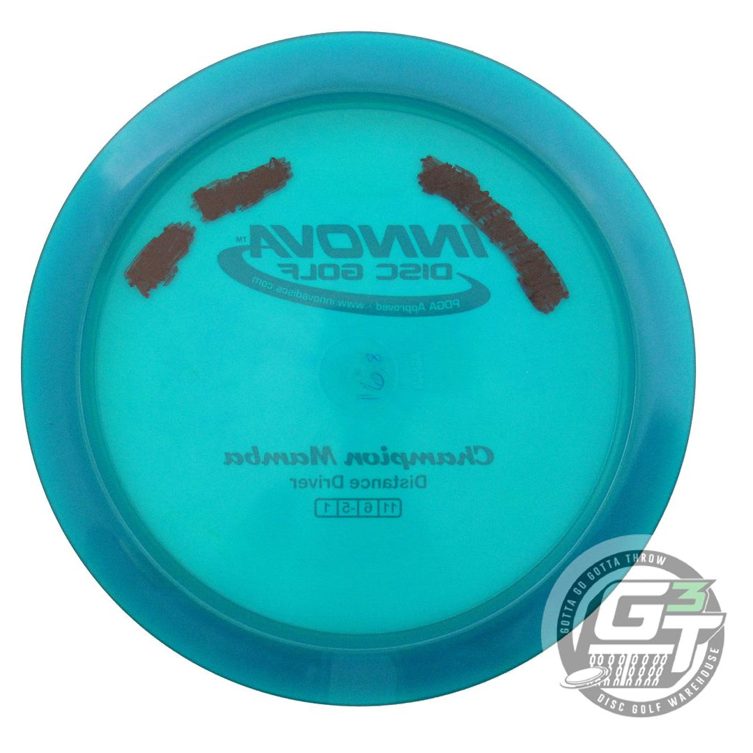 USED Innova Champion Mamba 168g Blue Gold Foil Distance Driver Golf Disc