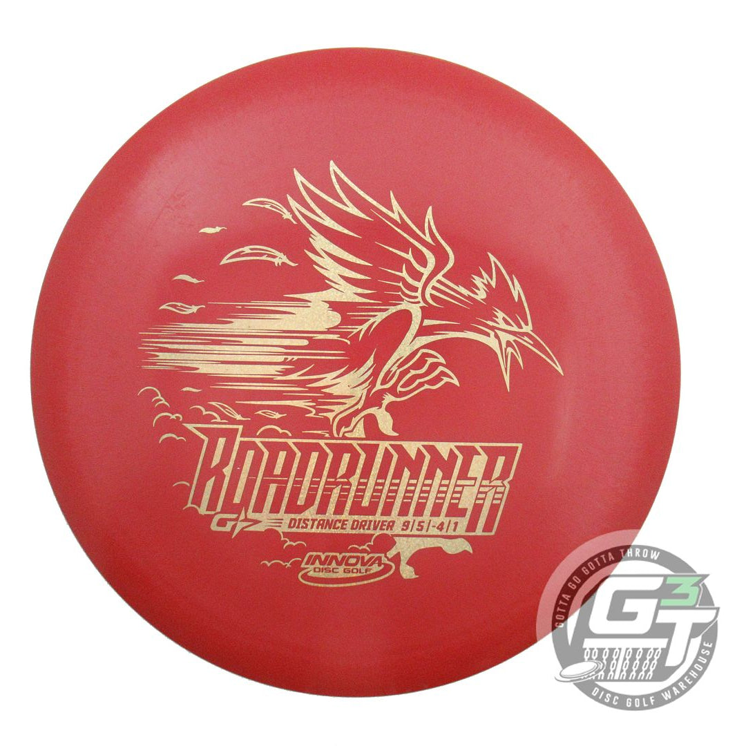 USED Innova GStar Roadrunner 172g Maroon Gold Glitter Foil Distance Driver Disc