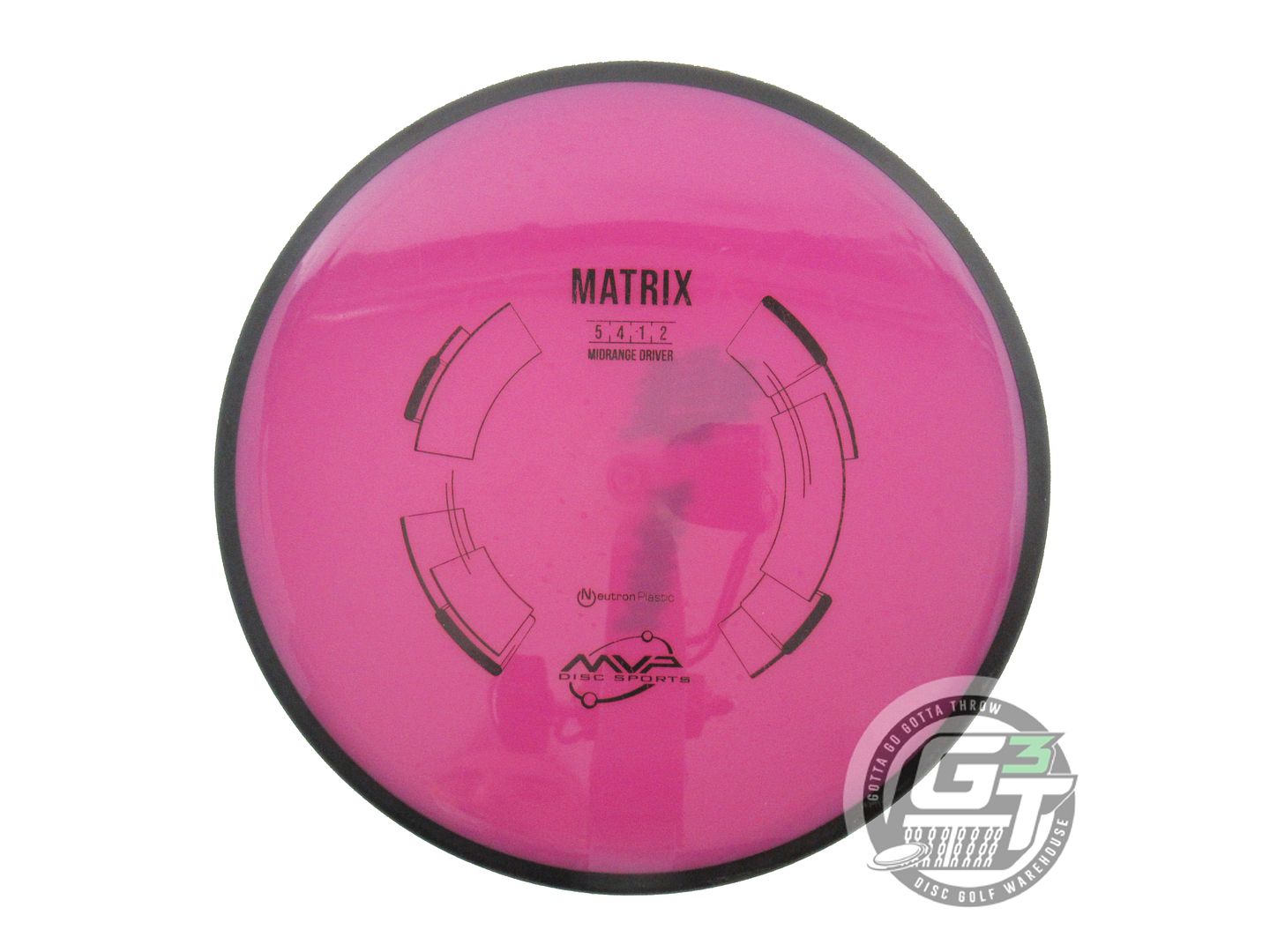 USED MVP Disc Sports Neutron Matrix 176g Purple Midrange Golf Disc