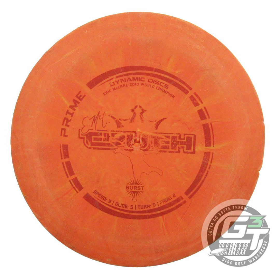 USED Dynamic Discs Prime Burst EMAC Truth 177g Orange Red Foil Midrange Disc