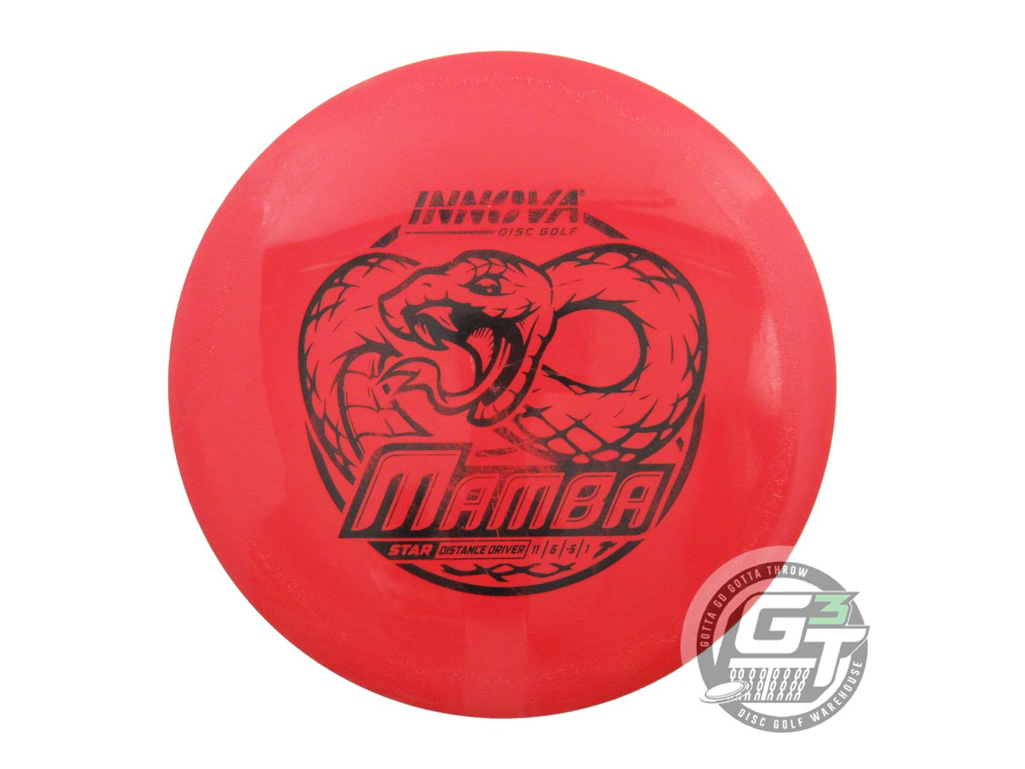 USED Innova Star Mamba 170g Red Black Stamp Distance Driver Golf Disc