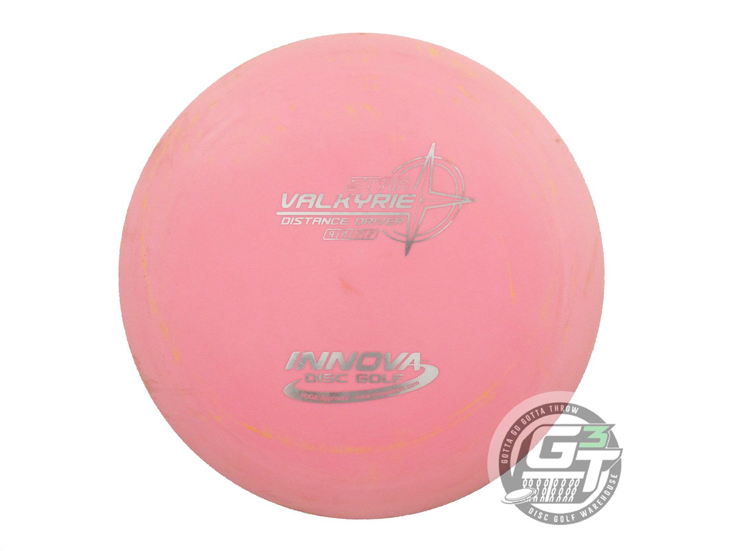 USED Innova Star Valkyrie 174g Pink Silver Foil Distance Driver Golf Disc