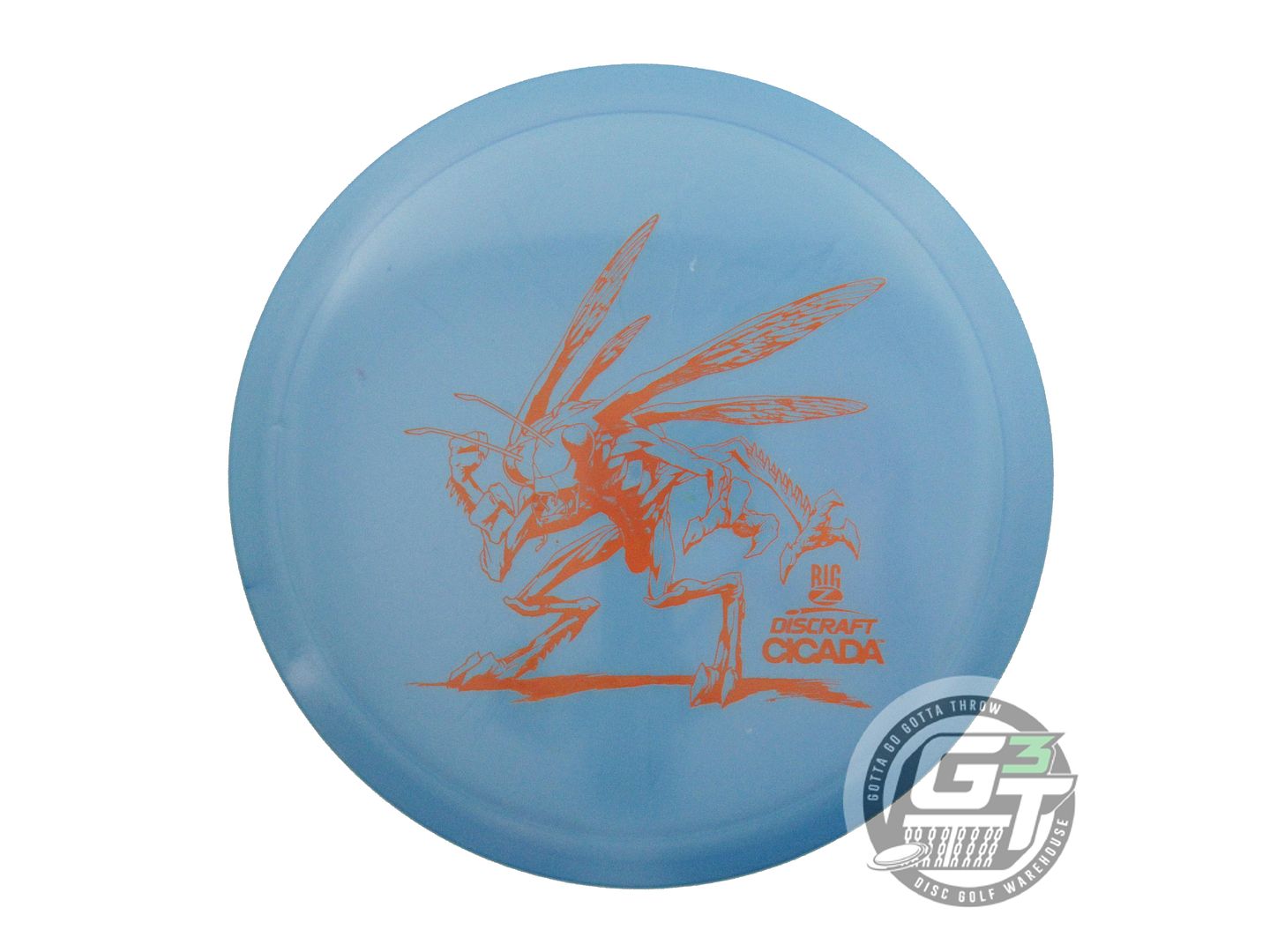 USED Discraft Big Z Cicada 177g Blue Orange Stamp Fairway Driver Golf Disc
