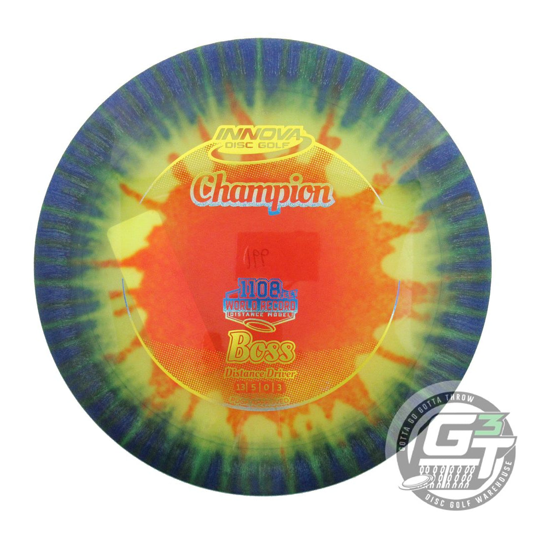 Innova I-Dye Champion Boss Distance Driver Golf Disc (Individually Listed)