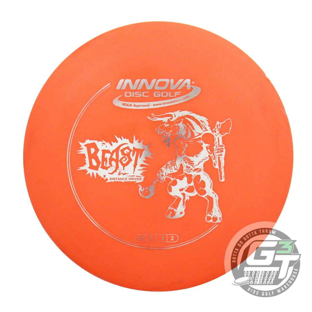 USED Innova DX Beast 161g Orange Silver Foil Distance Driver Golf Disc