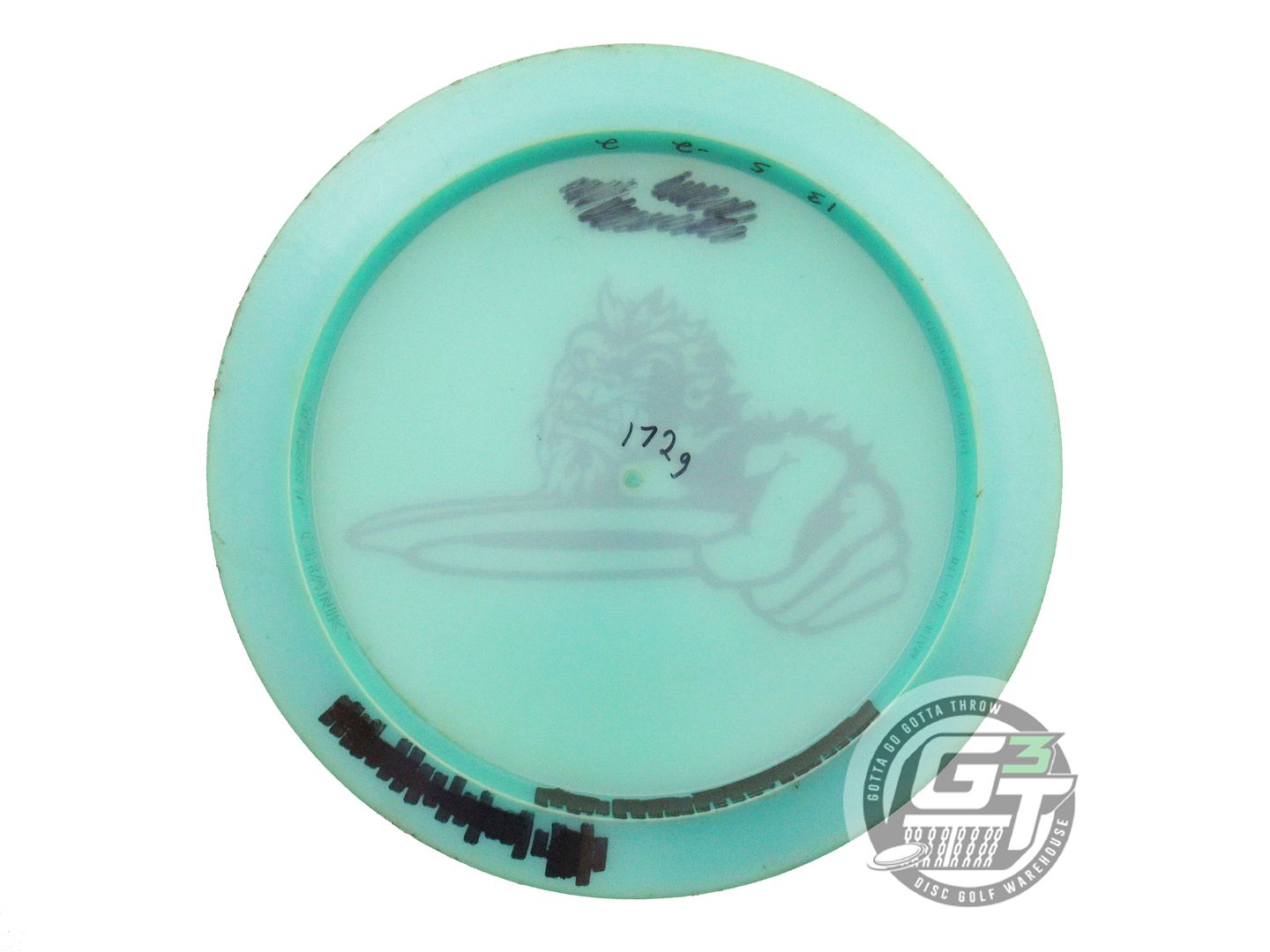 USED Discraft Big Z Crank 172g Seafoam Black Stamp Distance Driver Golf Disc