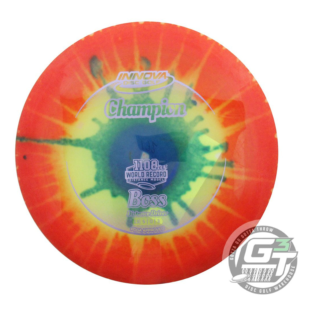 Innova I-Dye Champion Boss Distance Driver Golf Disc (Individually Listed)