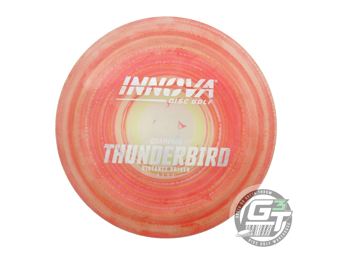 USED Innova I-DYE Champion Thunderbird 174g Pink Spin Distance Driver Golf Disc