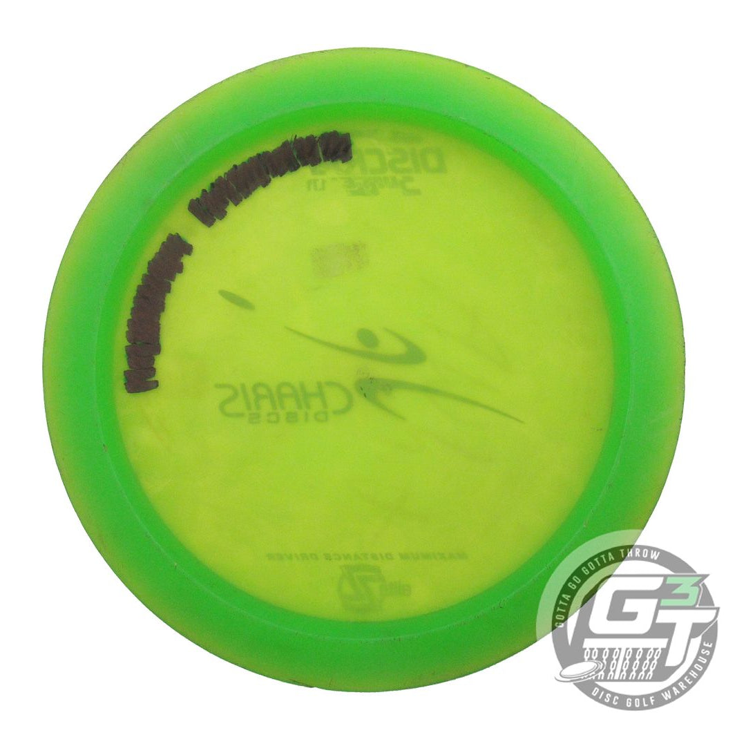 USED Discraft Elite Z Surge 171g Green White Stamp PFN Distance Driver Golf Disc