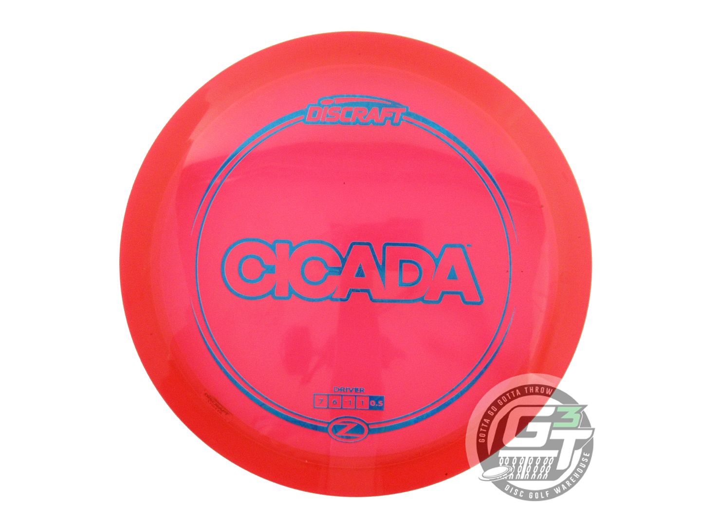 USED Discraft Z Cicada 173g Red Blue Foil Fairway Driver Golf Disc