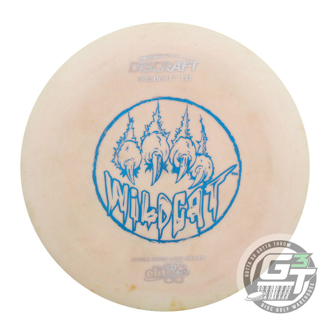 USED Discraft Elite X Wildcat 163g Peach Blue Foil Distance Driver Golf Disc