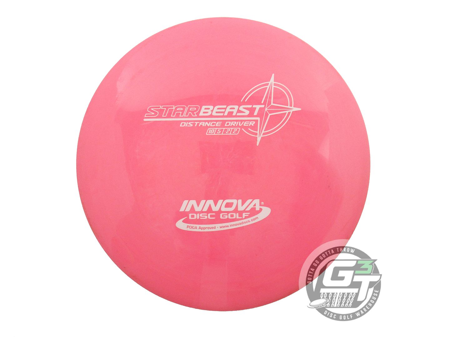 USED Innova Star Beast 176g Pink White Stamp Distance Driver Golf Disc