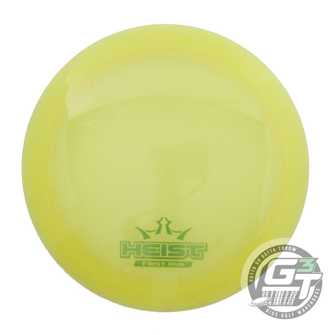 USED Dynamic Discs FIRST RUN Lucid Heist 173g Yellow Distance Driver Golf Disc