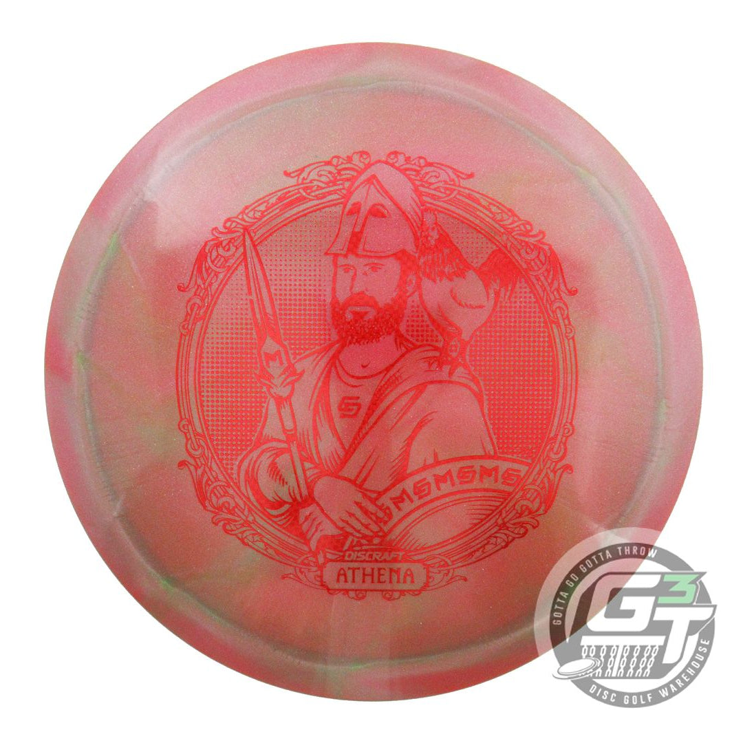 USED Discraft Metallic Z Athena 172g Pink-Green Driver Golf Disc