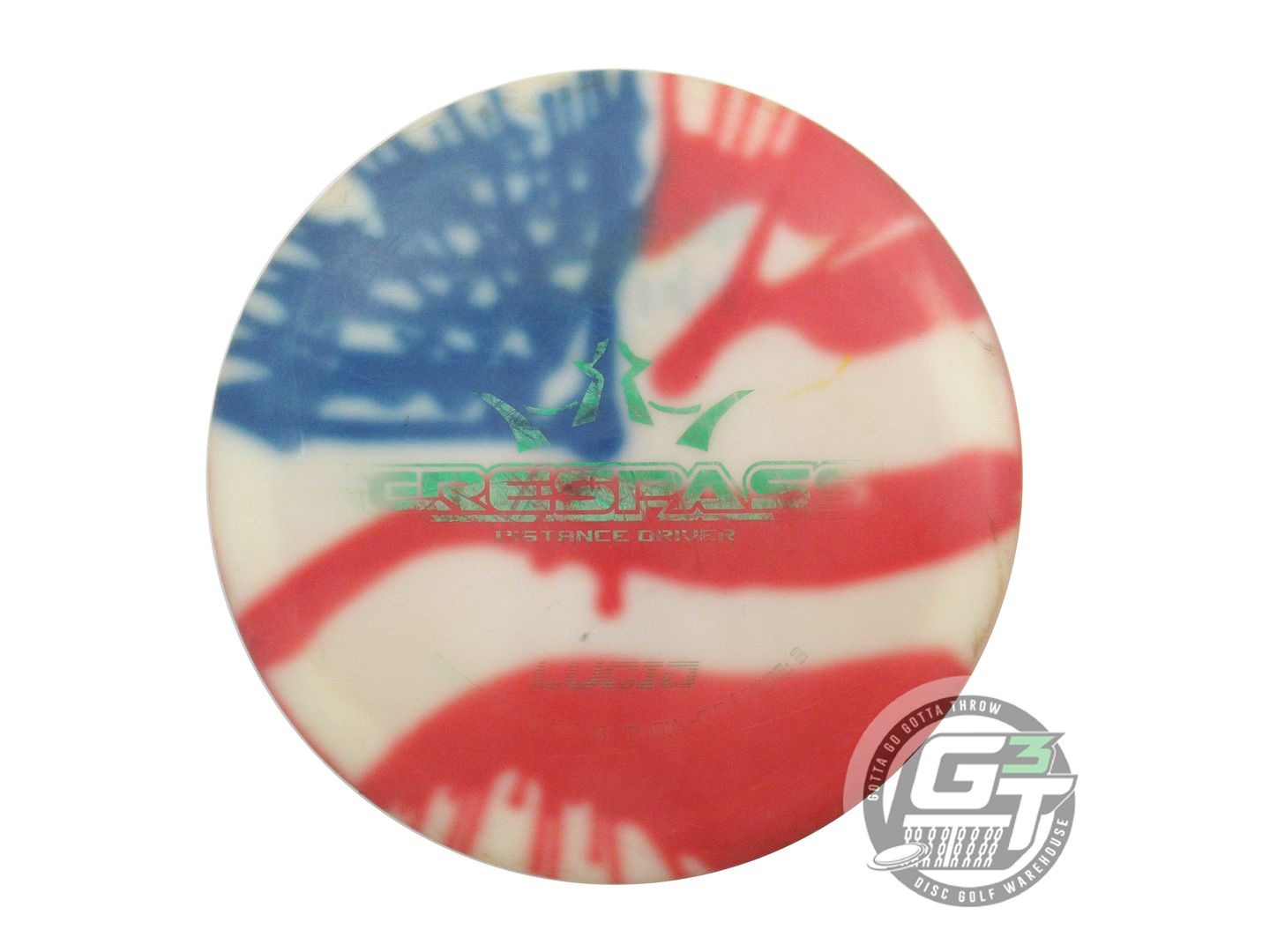 USED Dynamic Discs MyDye Lucid Trespass 173g Flag Distance Driver Golf Disc