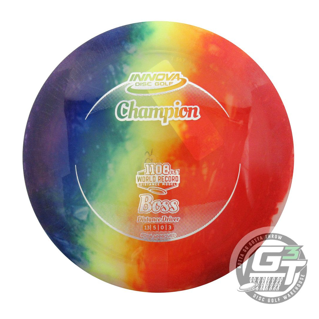 Innova I-Dye Champion Boss Distance Driver Golf Disc (Individually Listed)