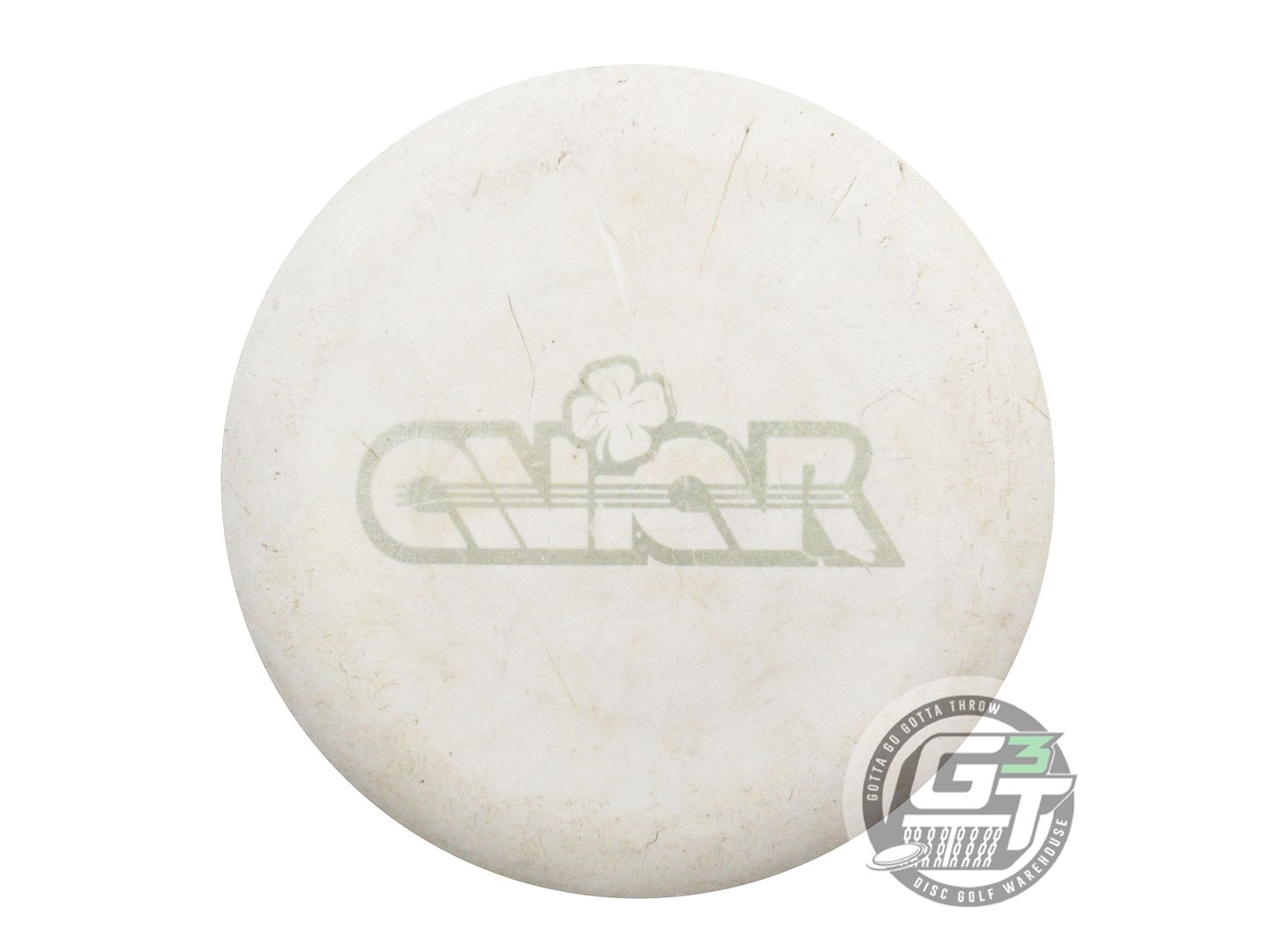 USED Innova ST. PATRICK'S DAY DX Aviar 172g White Silver Shatter Putter Disc