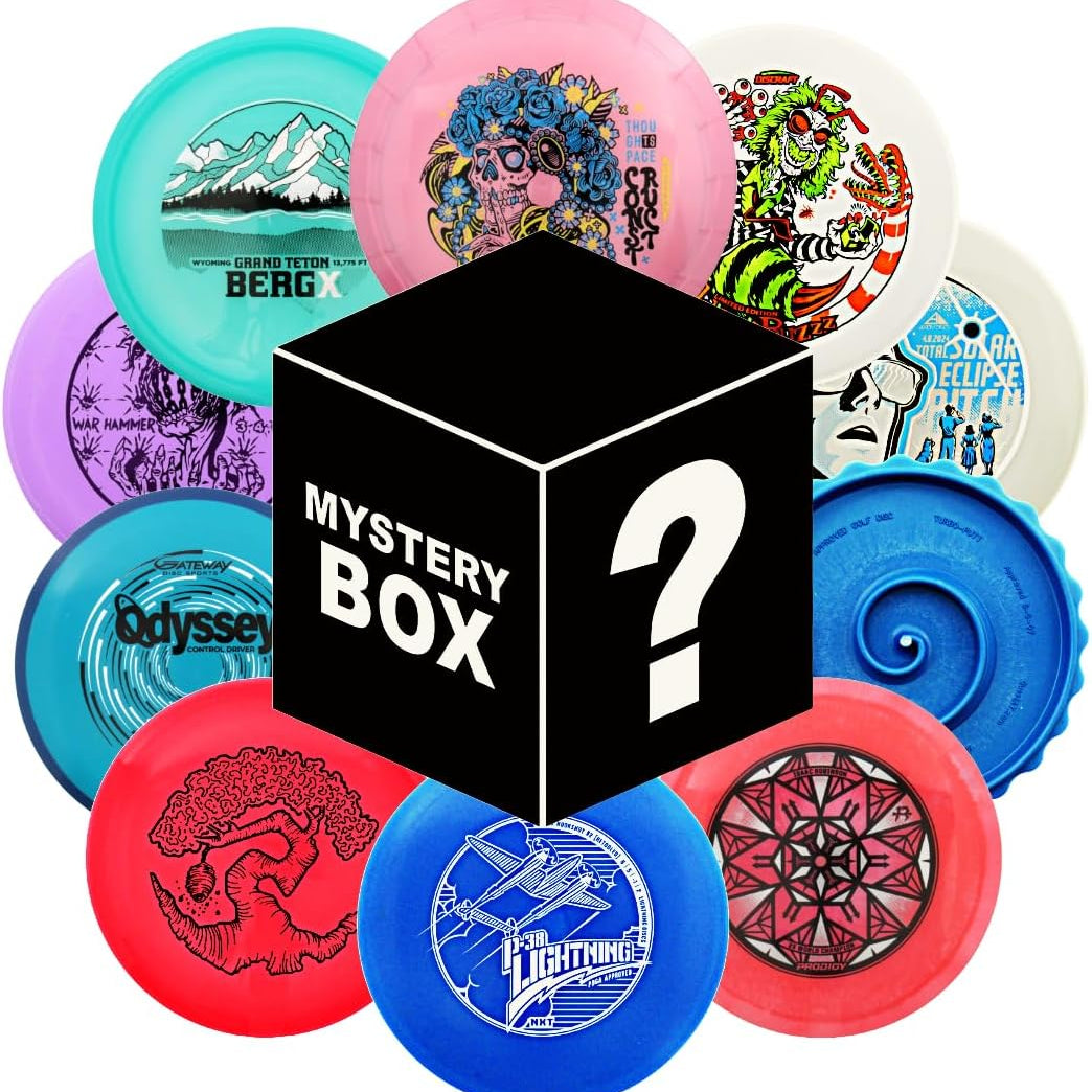 Disc Golf Mystery Box – Assorted Discs from Top Brands - Gotta Go Gotta Throw