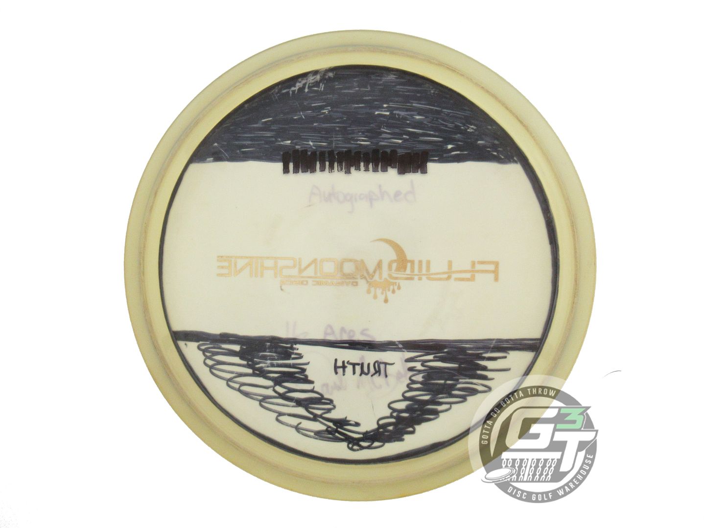 USED Dynamic Discs Moonshine Fluid Truth 179g Pink Foil Midrange Golf Disc