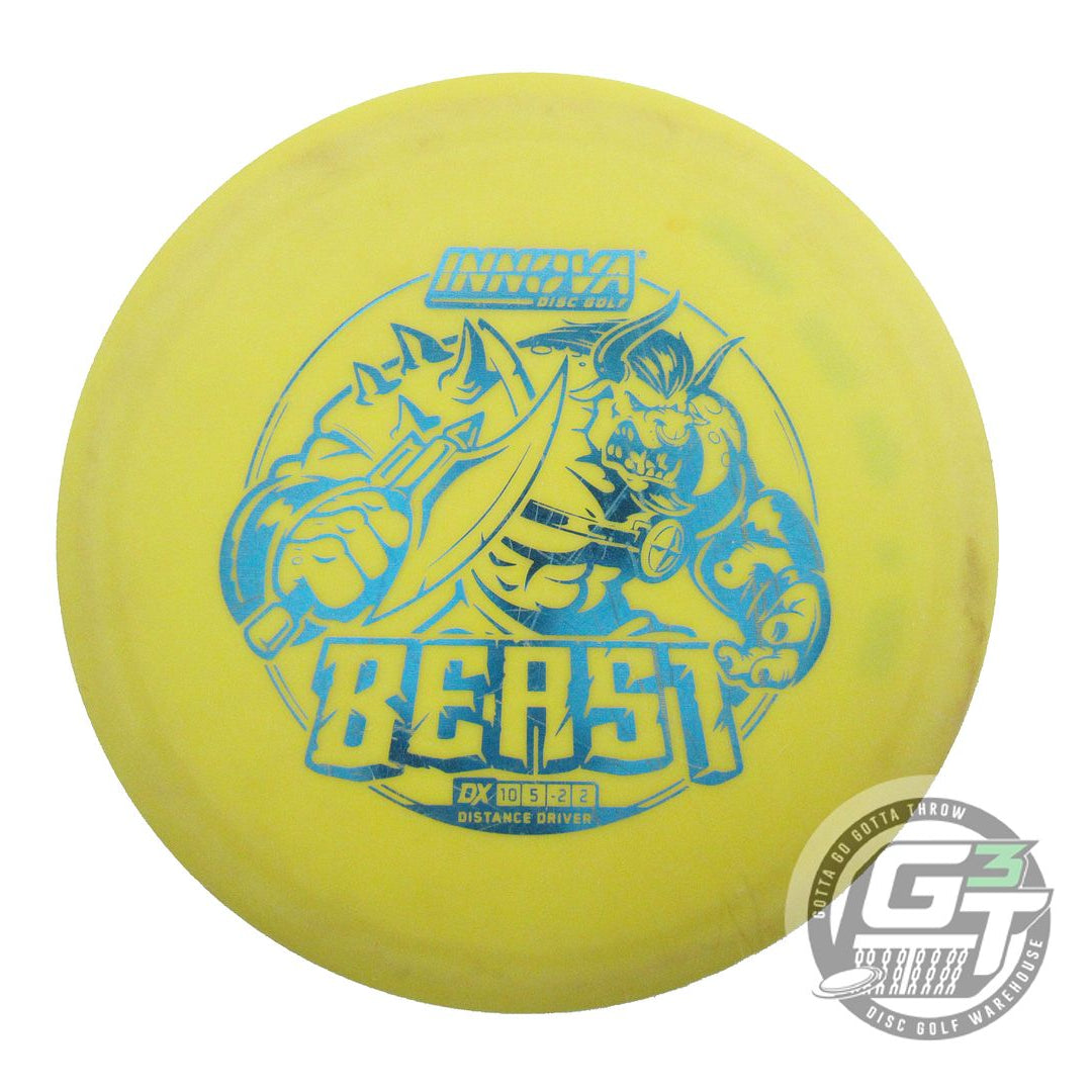 USED Innova DX Beast 175g Yellow Blue Foil Distance Driver Golf Disc