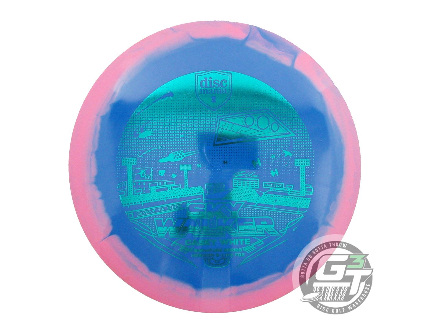 USED DiscMania SKY WALKER 3 Horizon S-Line FD2 173g Pink-Blue Driver Disc