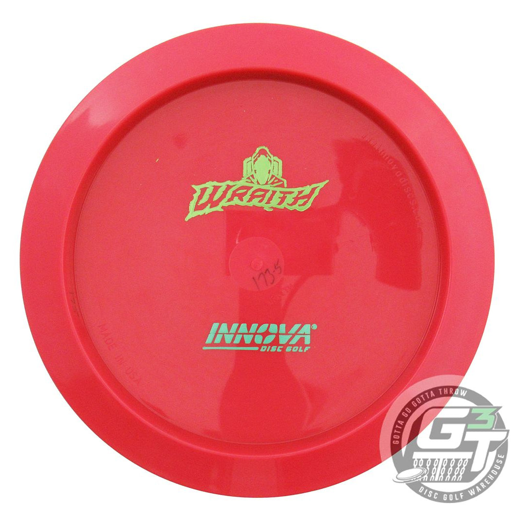 USED Innova Backstamp Star Wraith 175g Red Lime Foil Driver Golf Disc
