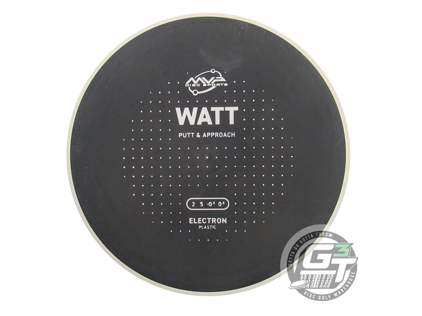 USED MVP Disc Sports Electron Watt 173g Black Putter Golf Disc