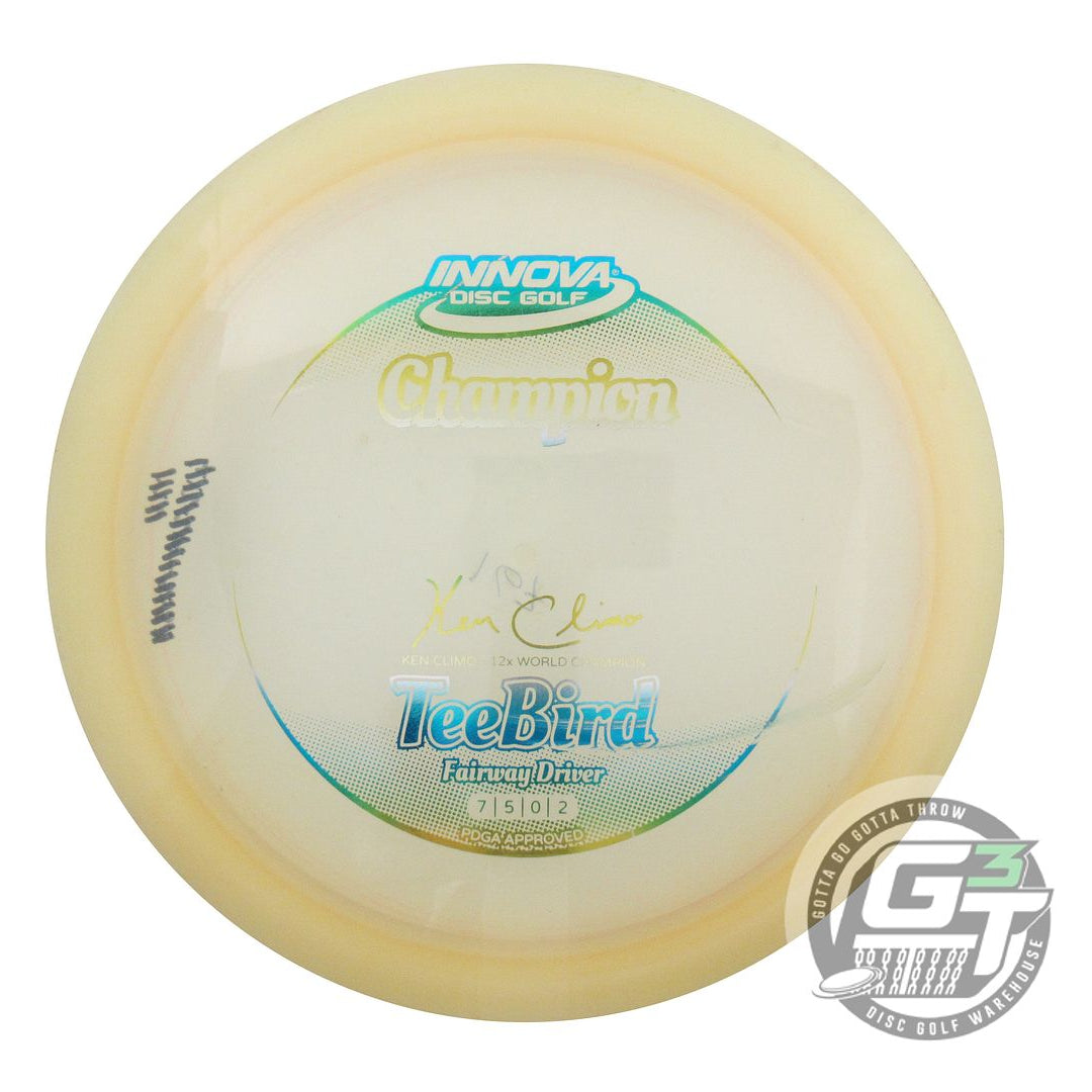 USED Innova Champion Teebird 167g Peach Sunrise Foil Fairway Driver Golf Disc