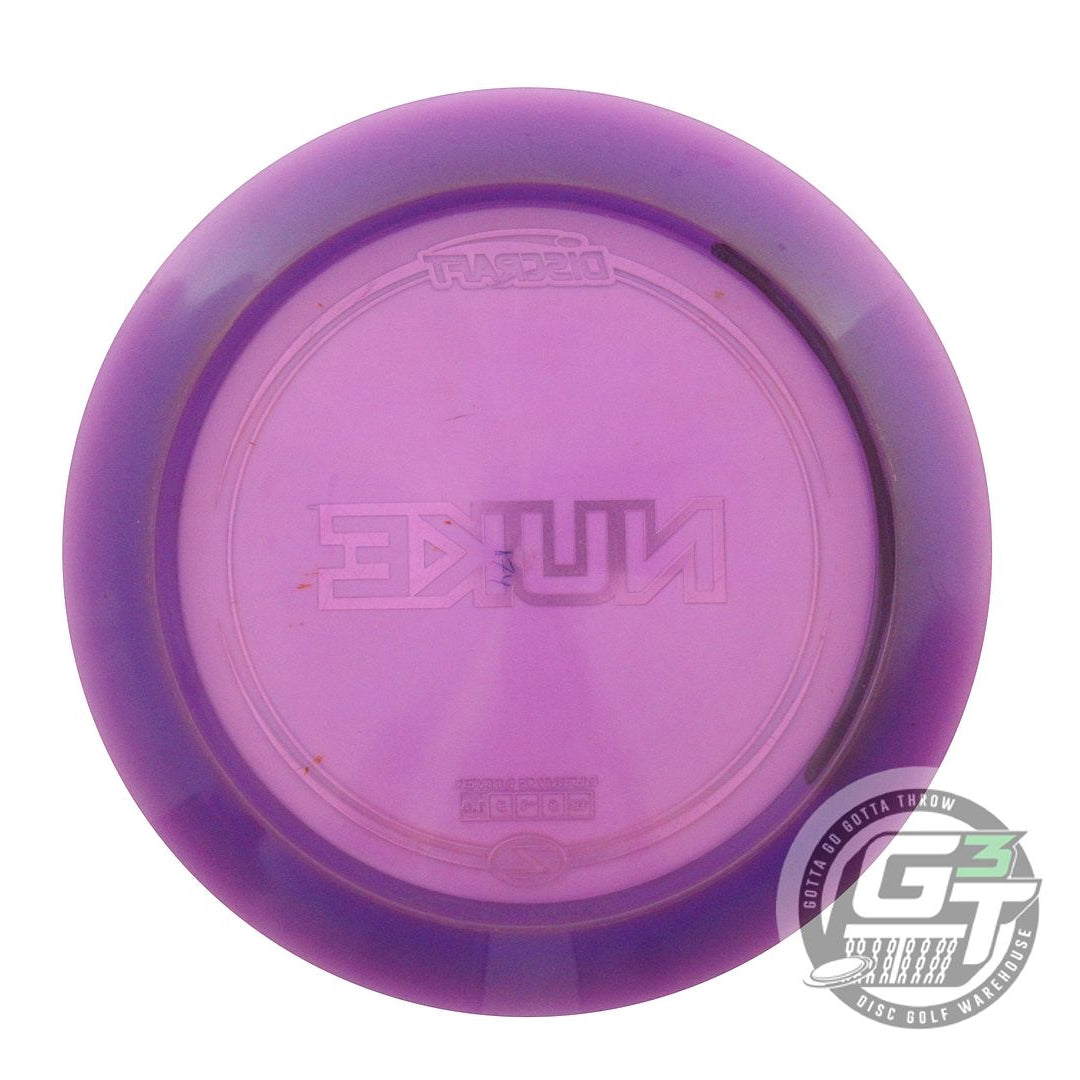 USED Discraft Z Nuke 174g Purple Sunrise Foil Distance Driver Golf Disc