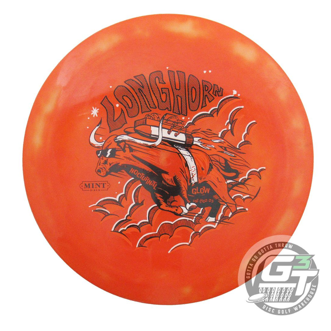 USED Mint Discs Nocturnal Glow Longhorn 174g HOME DYED Distance Driver Golf Disc