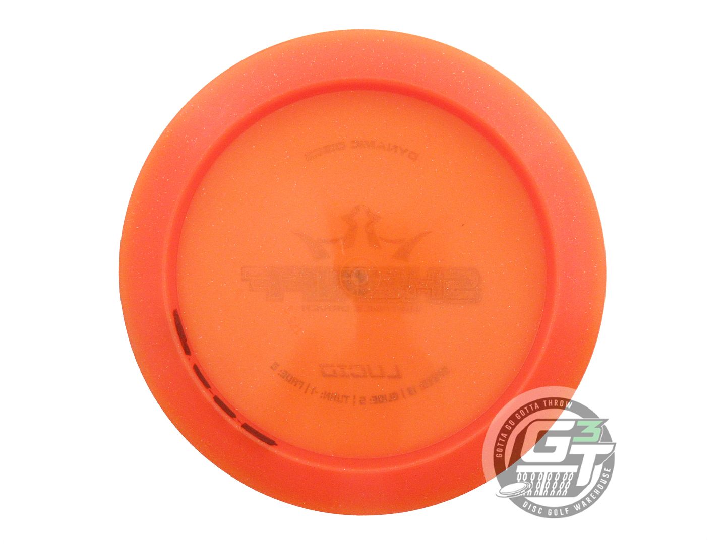 USED Dynamic Discs Lucid Sheriff 175g Orange Teal Foil Distance Driver Golf Disc