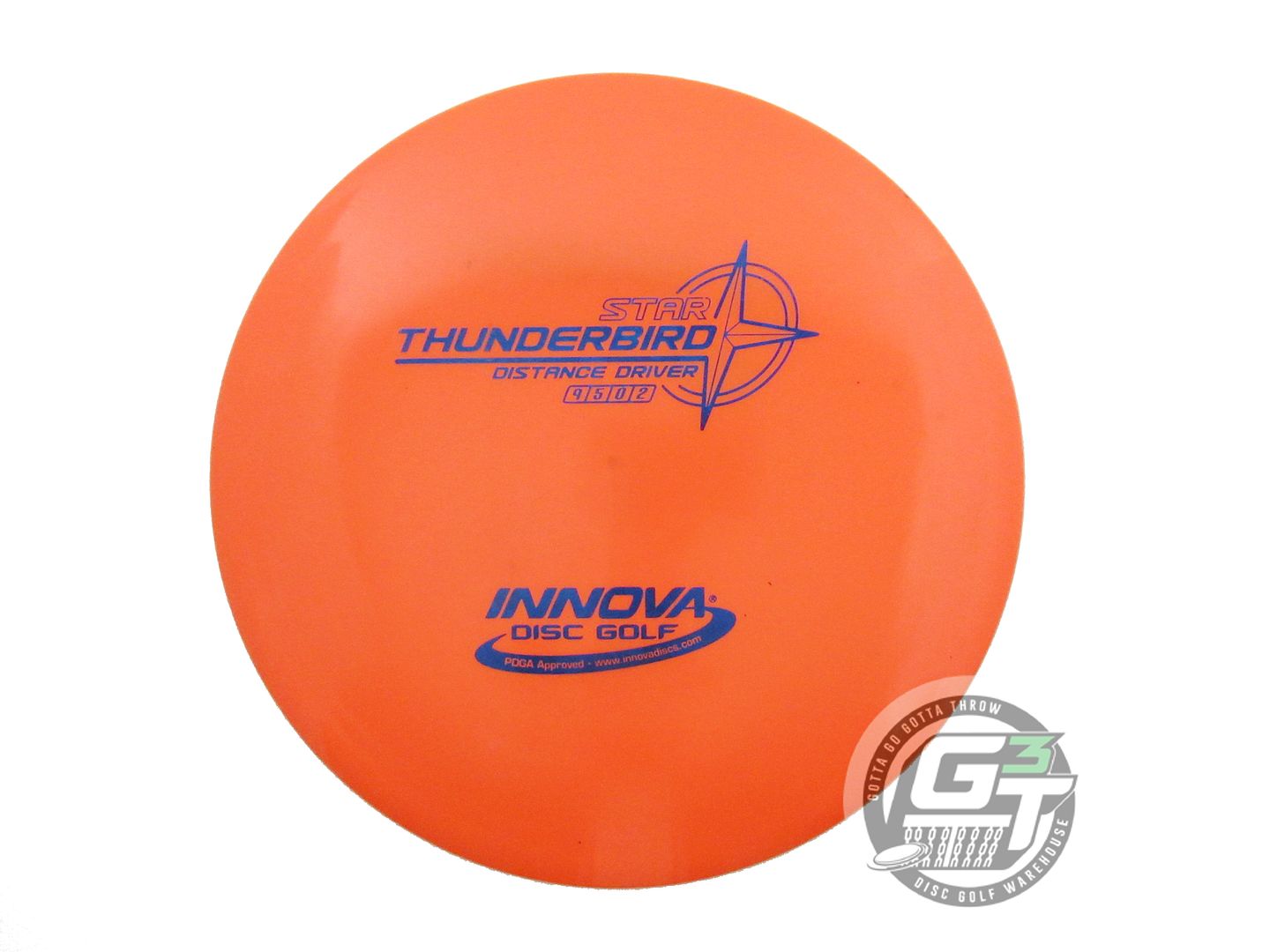 USED Innova Star Thunderbird 175g Orange Blue Foil Distance Driver Golf Disc