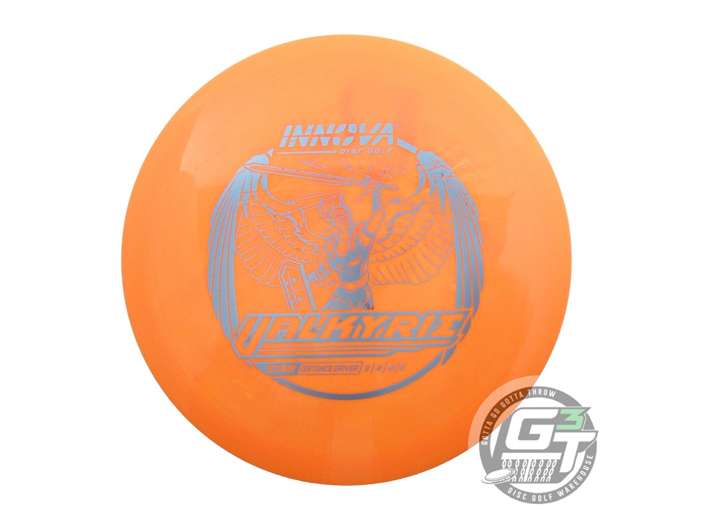 NOS Innova Star Valkyrie 167g Orange Blue Foil Distance Driver Golf Disc