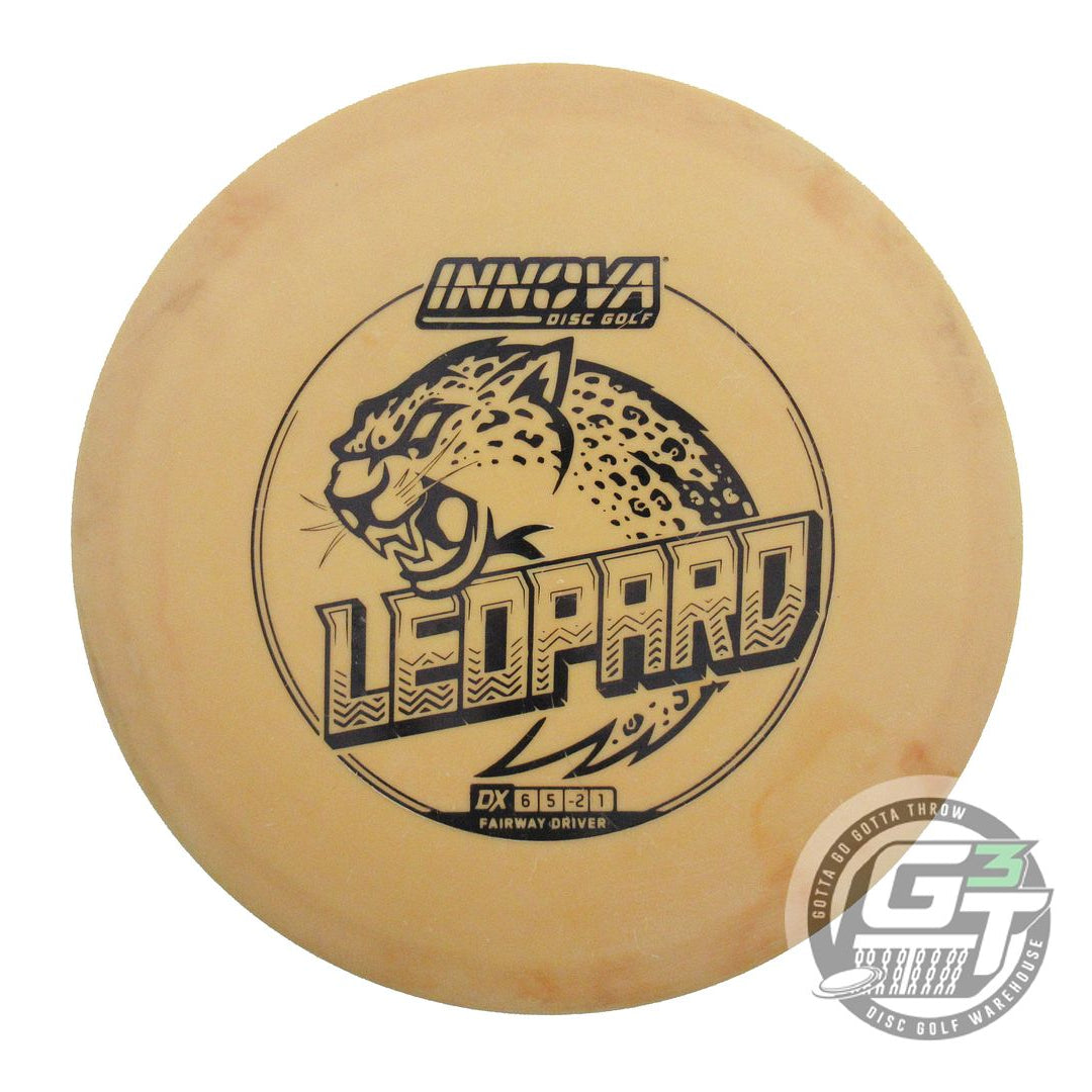 USED Innova DX Leopard 175g Mustard Black Stamp Fairway Driver Golf Disc