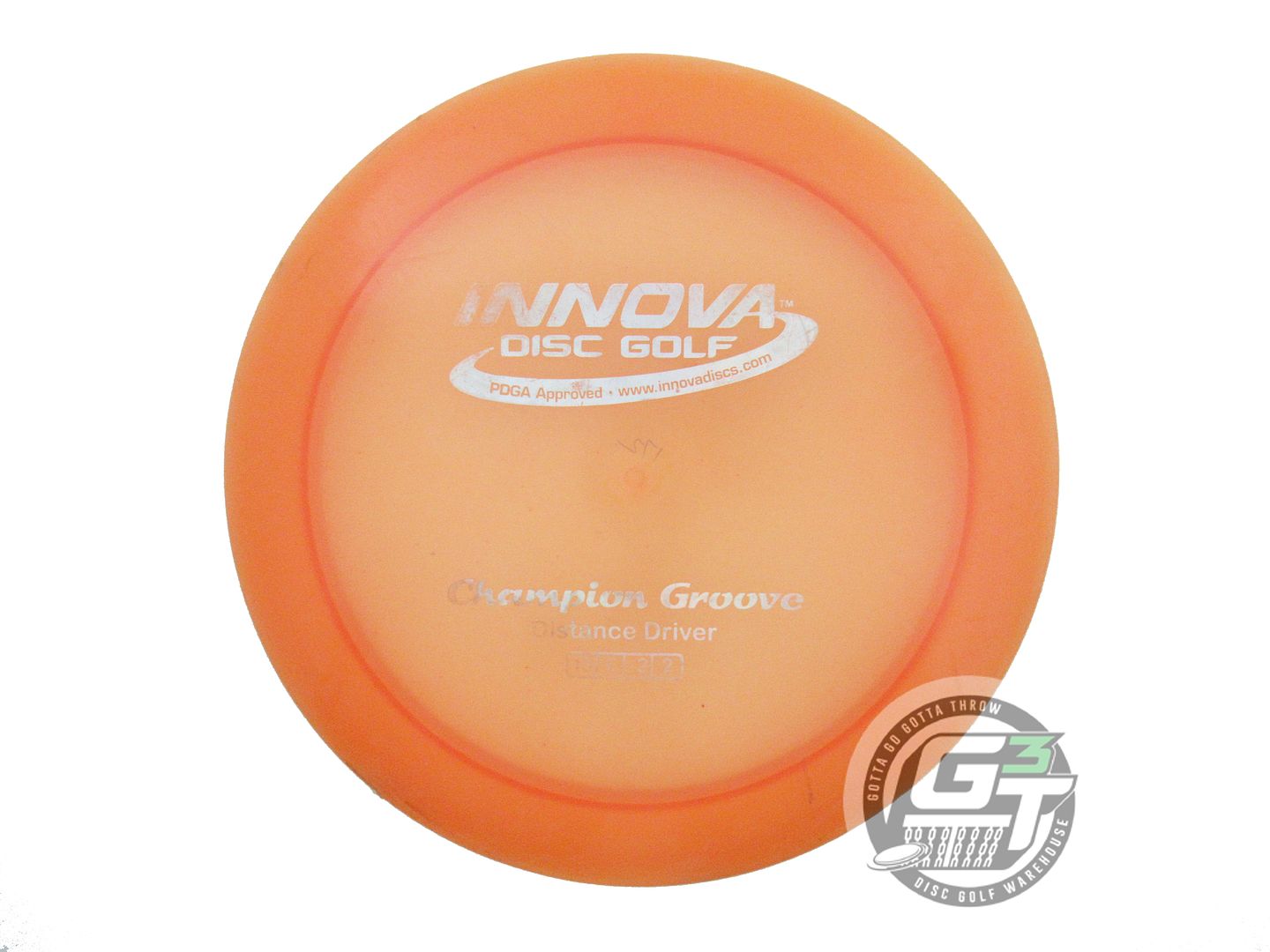 USED Innova Champion Groove 172g Orange Silver Holo Foil Distance Driver Disc