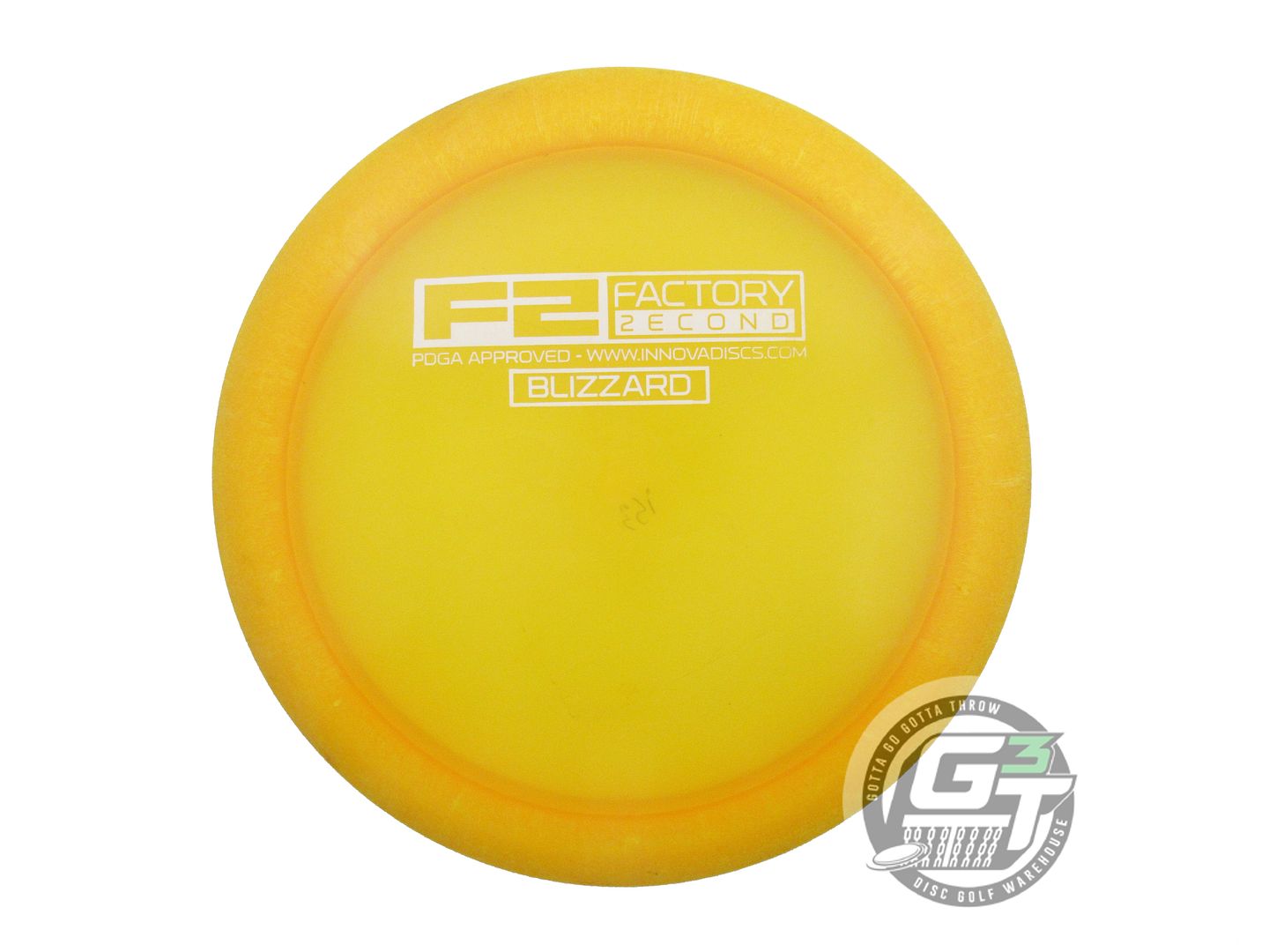 USED Innova Blizzard Wraith 153g Marigold Distance Driver Golf Disc