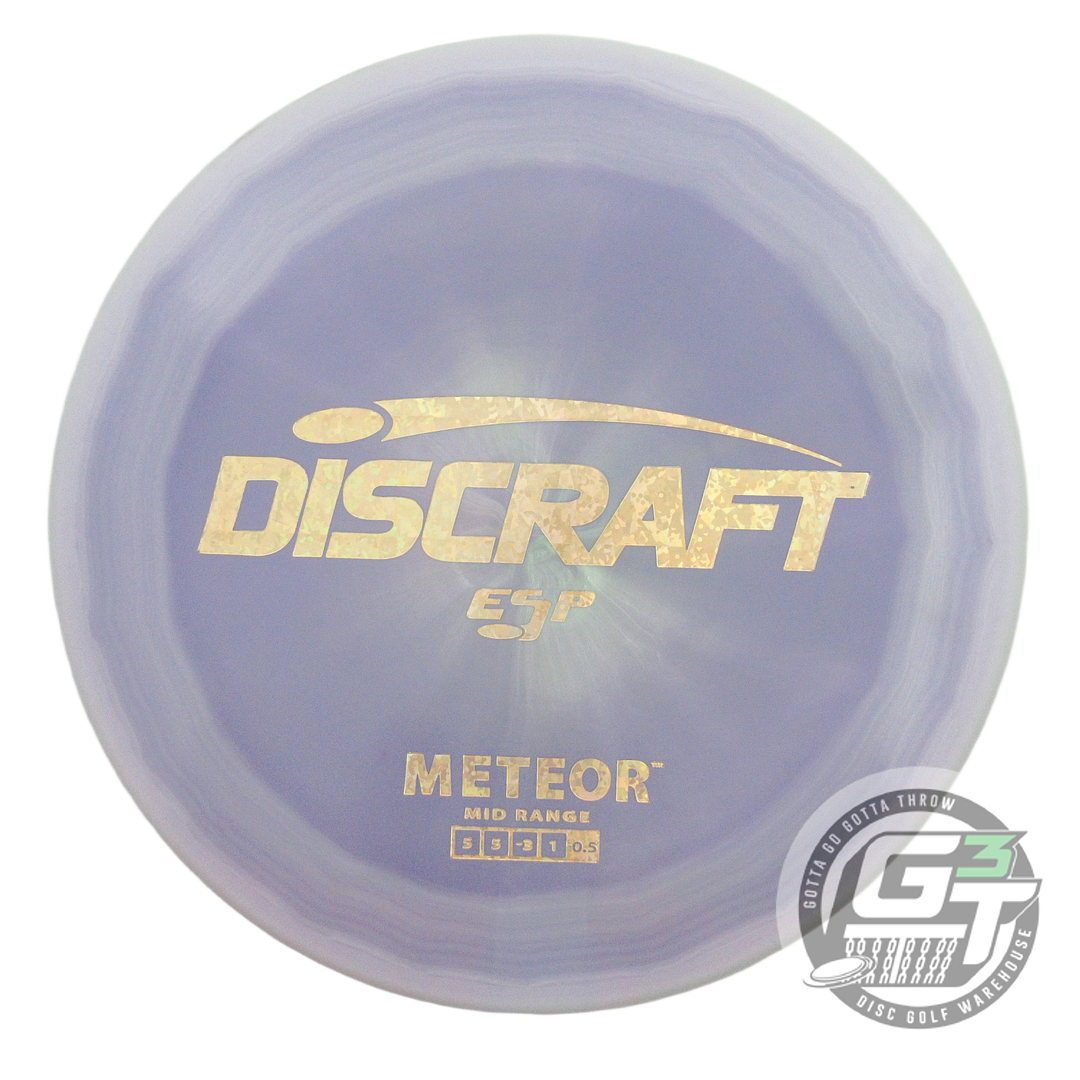 USED Discraft ESP Meteor 179g Purple-Seafoam Gold Shatter Foil Midrange Disc