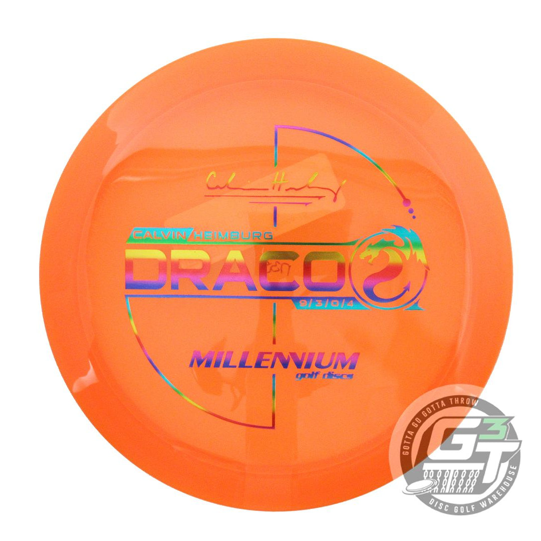 Millennium Calvin Heimburg Signature Flat Top Quantum Draco Distance Driver Golf Disc (Individually Listed)